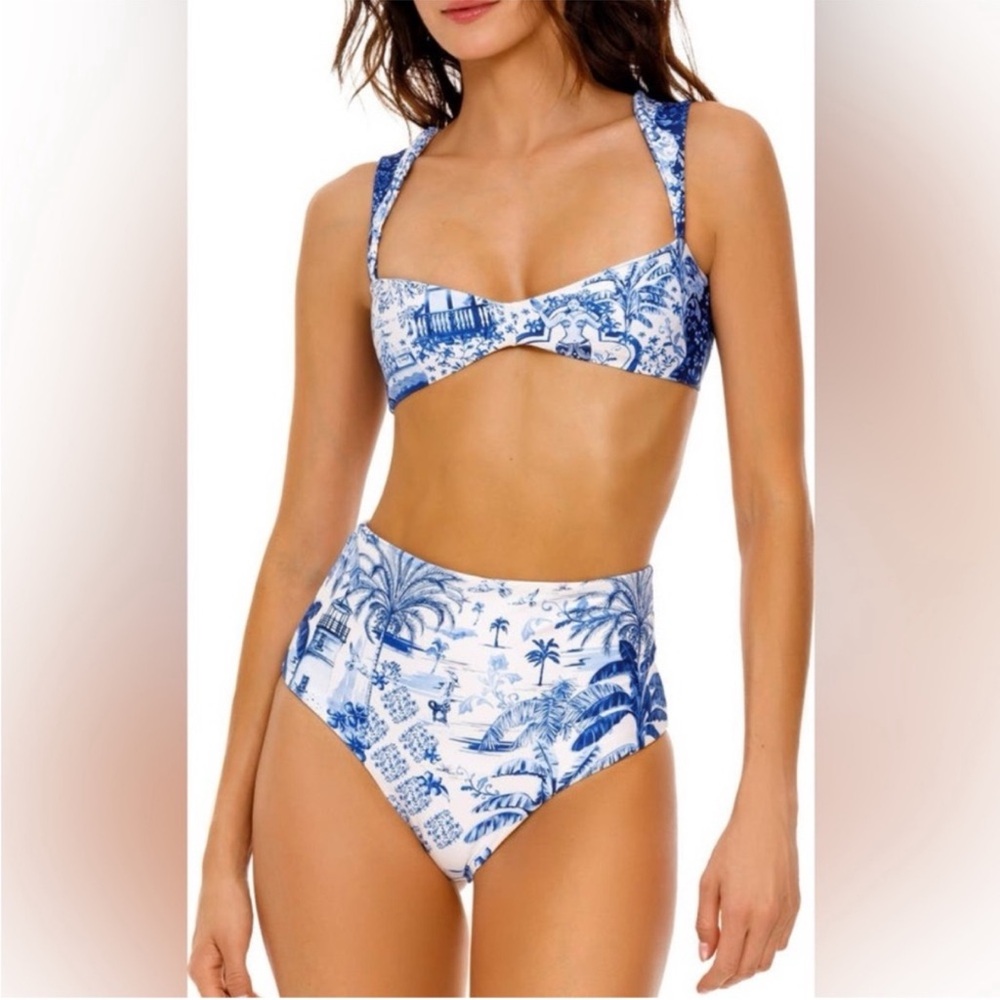 NWT Agua Bendita Malory Tales Bikini Top - Picture 9 of 11